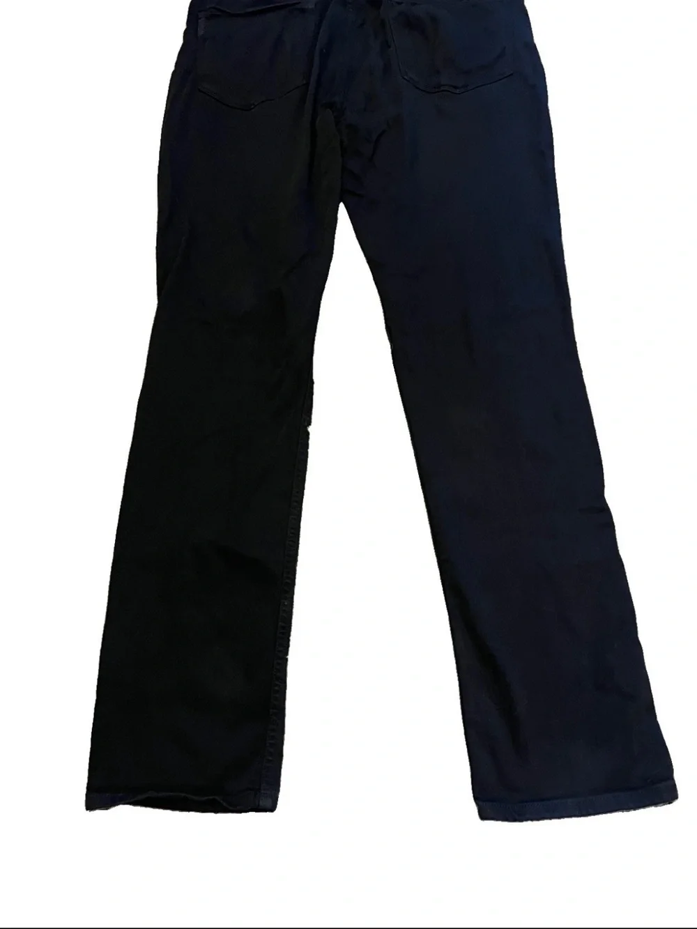 Paige Federal Slim Straight Leg Jeans Black Shadow Stretch Denim Mens 32x32